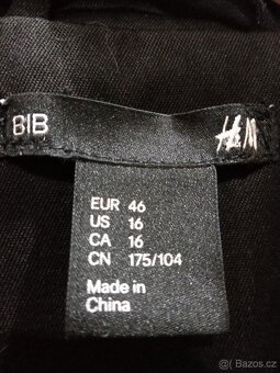 Černý trenčkot H&M -vel.46 - 2