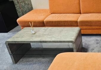 DOVOZEM konferenční stolek Albi design beton - 2