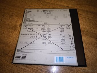 1 ks 26.5 cm plastová cívka s páskem, originální box Maxell - 2