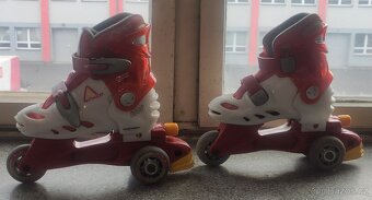 Dívčí rostoucí inline brusle - 2