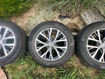 Originál alu kola Tulsa VW Tiguan 5x112 r17 + letní gumy - 2