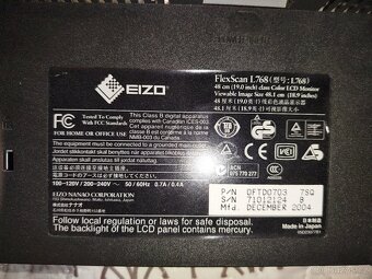Monitor 19" Eizo FlexScan L786 / 795 1280x1024 Pivot VESA - 2