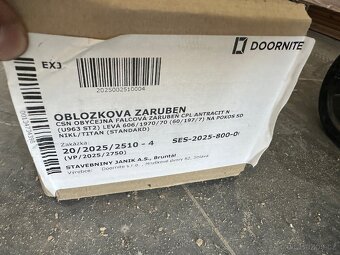 Doornite obložková zárubeň CPL laminát premium antracit - 2