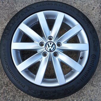 Originál sada disků VW Golf, Touran, Caddy 5x112 R17 Porto - 2