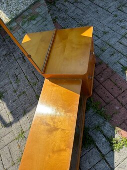 Retro toaletní stolek se zrcadlem – vintage - 2