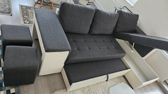 Gauč rozkládací s úložným prostorem - 2
