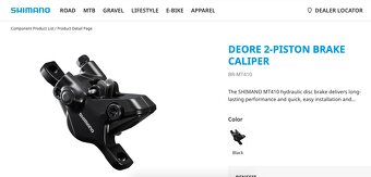 NOVÉ Brzdový set Shimano BL-M4100+BR-MT410 - 2