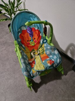 Dětské lehátko 2v1 Bayo green - 2