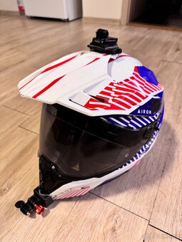 AIROH přilba COMMANDER Boost gloss white/blue - 2