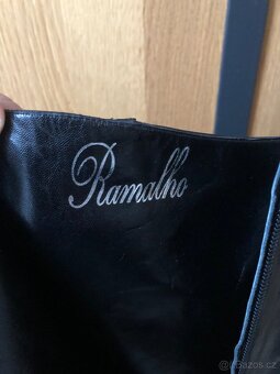 Celokožené jarní kozačky italské Ramalho - 2