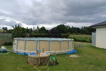 Bazén - Bestway Power Steel 6,10 x 1,22 m - 2