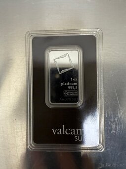 Platinový slitek Valcambi 1oz - 2