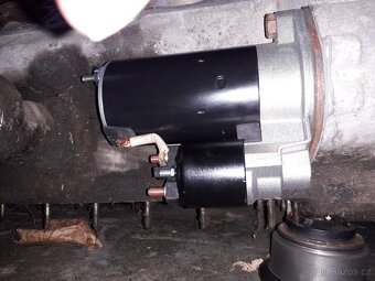 Zástavba starteru s planetovým převodem do vozu Tatra 613 - 2