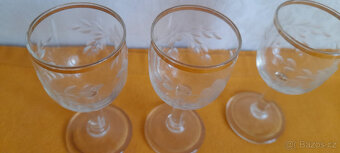 retro skleničky - 2