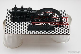 Parní stroj dekorace - modelová železnice H0 (1:87) - 2