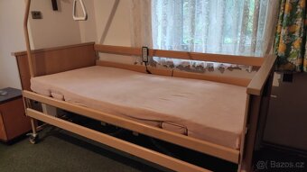 Elektrická polohovací zdravotnická postel, lůžko - 2