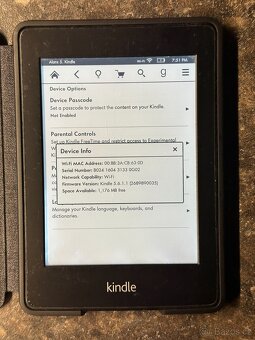 Amazon Kindle Paperwhite 5.gen 2GB WIFI + obal - 2
