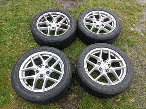 Alu kola BORBET 225/50 R17, pneu letní - 2