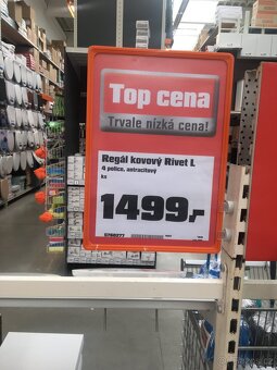 Regály 180 x 90 x 45 cm PC 1.490 Kč kus nyní 500 Kč kus - 2
