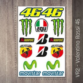 Samolepky Valentino Rossi 46 The Doctor Arch 20x30 cm - 2