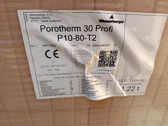 Porotherm zdivo - 2