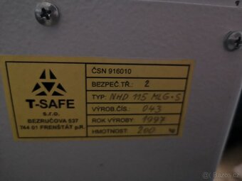 trezor T-Safe NHD 115 MLG-S, bezpečnostní třída II - 2