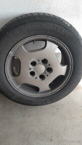 hlinikove kola s letnimy gumami 4 x na Mercedesa C220 - 2