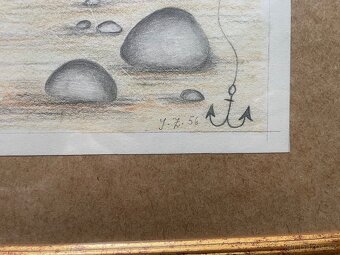 Jan Zrzavý – ZNALECKÝ POSUDEK; 25x20,5 cm; originální kresba - 2