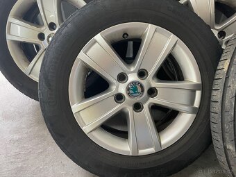 Alu Škoda R15, včetně pneu - 2