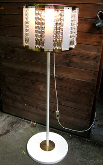 Stojací lampa retro, zdobená - 2