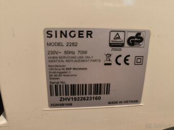 Šicí stroj Singer - 2