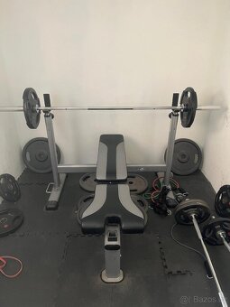 Steelflex stroj na biceps a Tuff Stuff benchpress i VÝMĚNA - 2