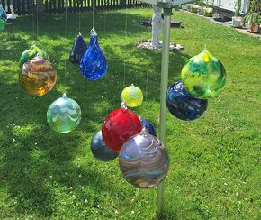 ZÁVĚSNÉ KOULE Z KŘIŠŤÁLOVÉHO SKLA 13Ks - 2