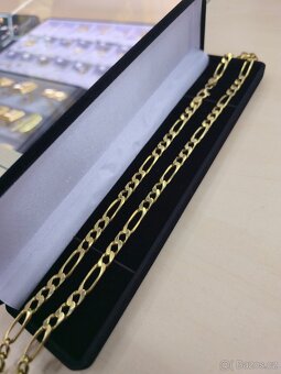 Prodám pánský zlatý řetěz Figaro z plného zlata - 2