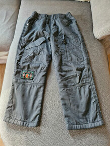 Podzimní a zimní kalhoty vel. 110 , 116 či 5 až 6 let , 3ks - 2