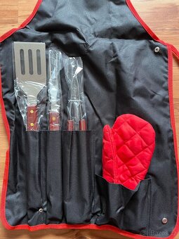 BBQ set, černá. Nové - 2