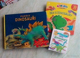 Knížky 3x s dinosaury - 2