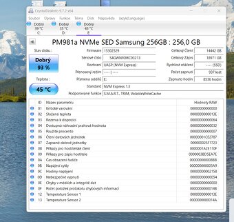 SSD NVMe Samsung 256 Gb - 2