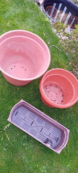 SET 2x plastový květináč + truhlík - 2