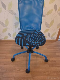 Kancelářská židle modrá - 2