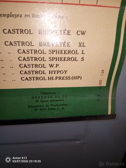 starý plakát Castrol - 2