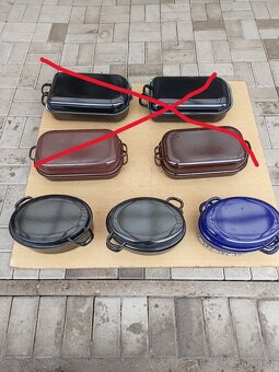 Smaltované nádobí,pekáč,pekáče. - 2