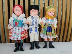 krojované panenky a panáček - 2
