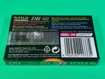 MC Audiokazeta Kazeta FUJI DR 60 nová zabalená - 2