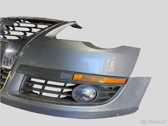 Přední nárazník + maska VW Passat B6 3C šedý - 2