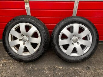 Original Alu kola Audi 18" 8J ET56 + zimní pneu 255/55/R18 - 2
