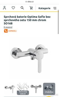 Sprchová baterie Optima - 2
