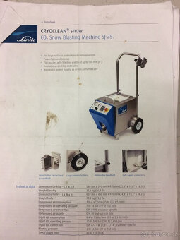 LINDE CRYOLEAN SJ-25 - Čistička suchého ledu CO2, tryskání l - 2