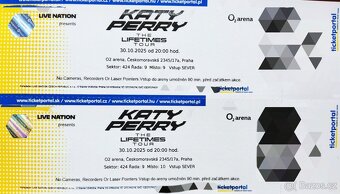 Katy Perry: PIT Stani U Podia a Horni Sezení O2 30.10.2025 - 2