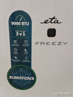 Prodám mobilní klimatizaci Eta Freezy - 2